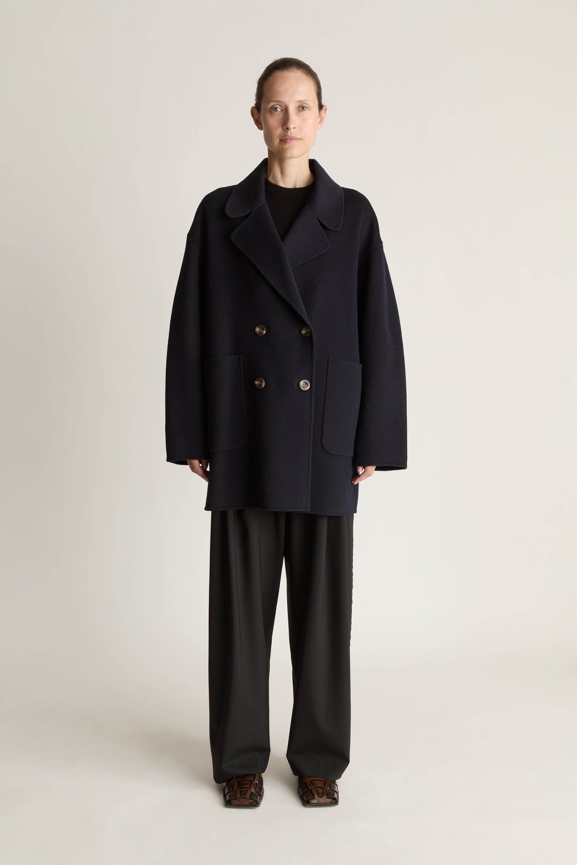 Florentine Cashmere Pea Coat