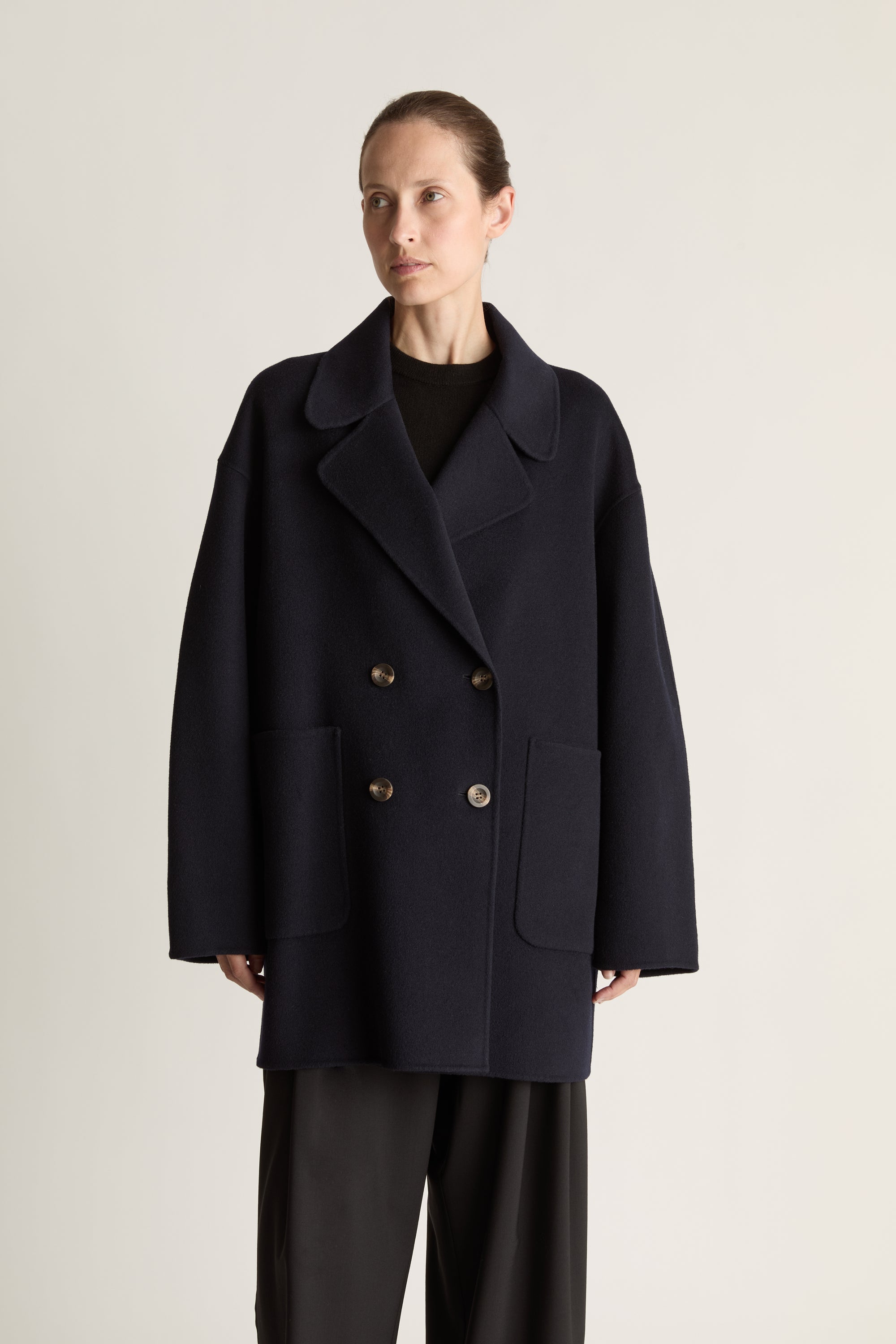 Florentine Cashmere Pea Coat
