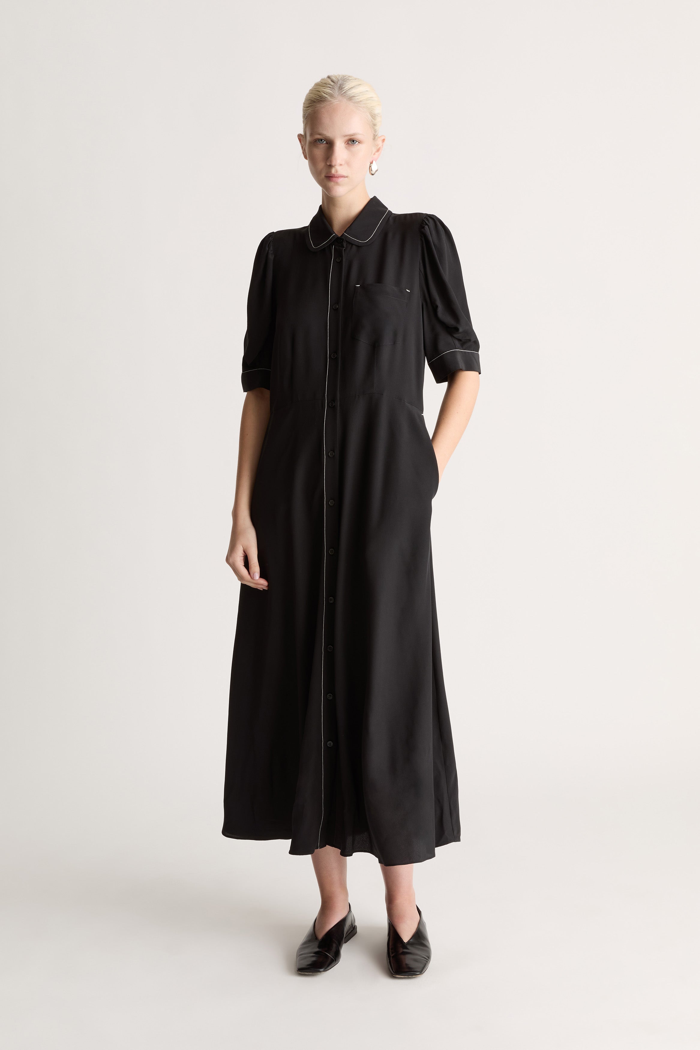 Cassini Short Sleeve Dress
