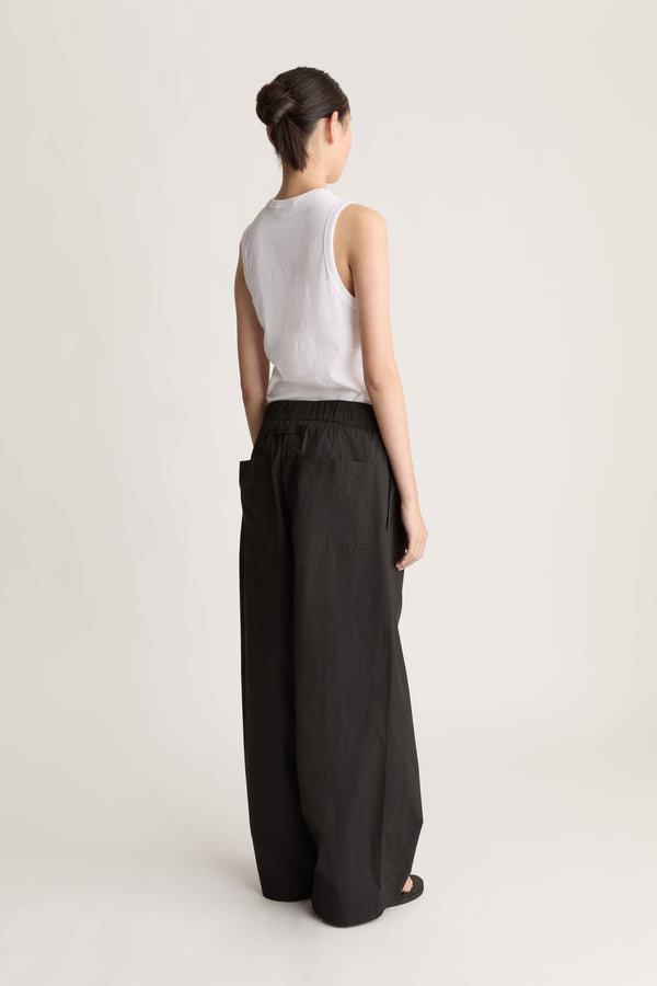 LM Poplin Wide Leg Pant
