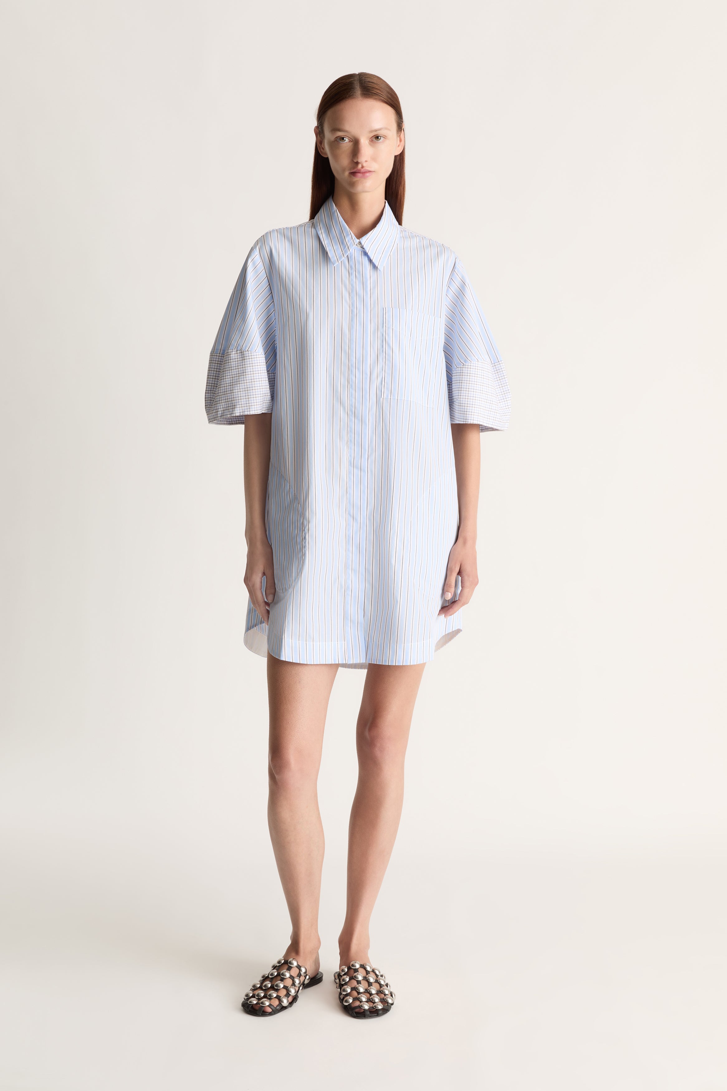 chinese dress ladies Lee Mathews Odette Cami Dress in Sky
