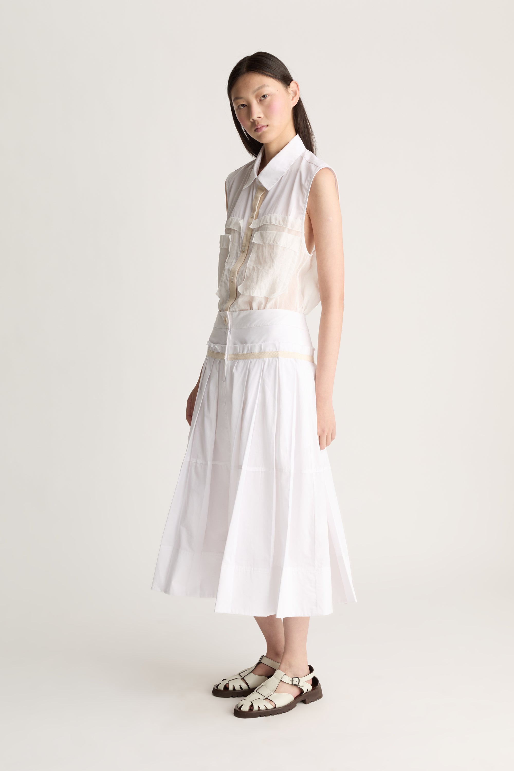 Charlotte Pleat Skirt