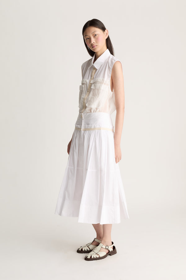 Charlotte Pleat Skirt