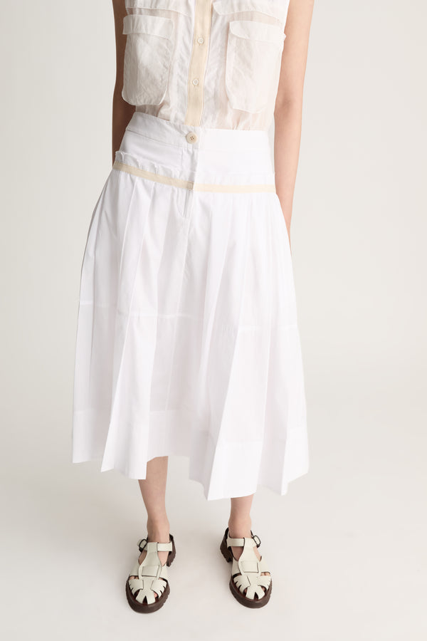 Charlotte Pleat Skirt