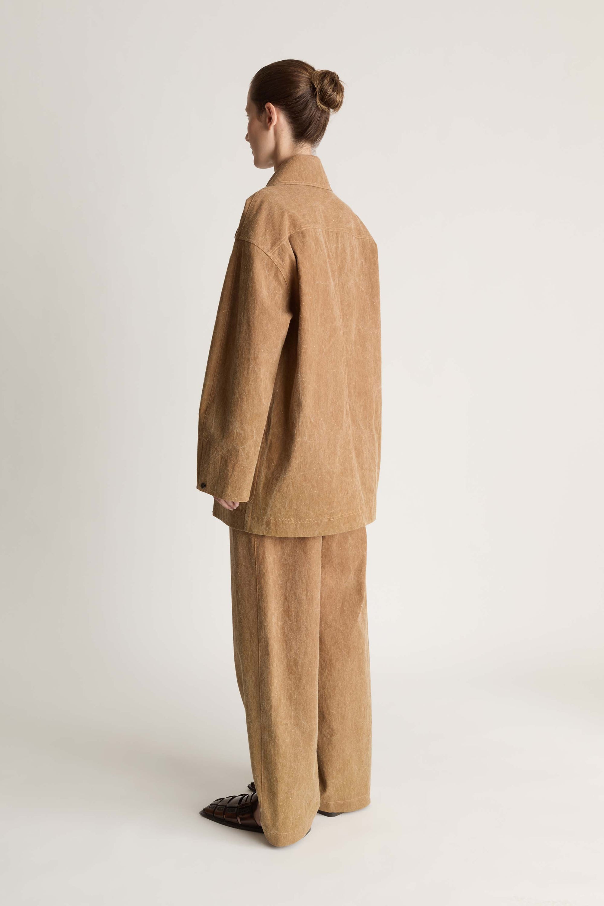 Lenny Canvas Pea Coat