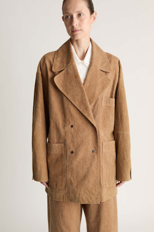 Lenny Canvas Pea Coat