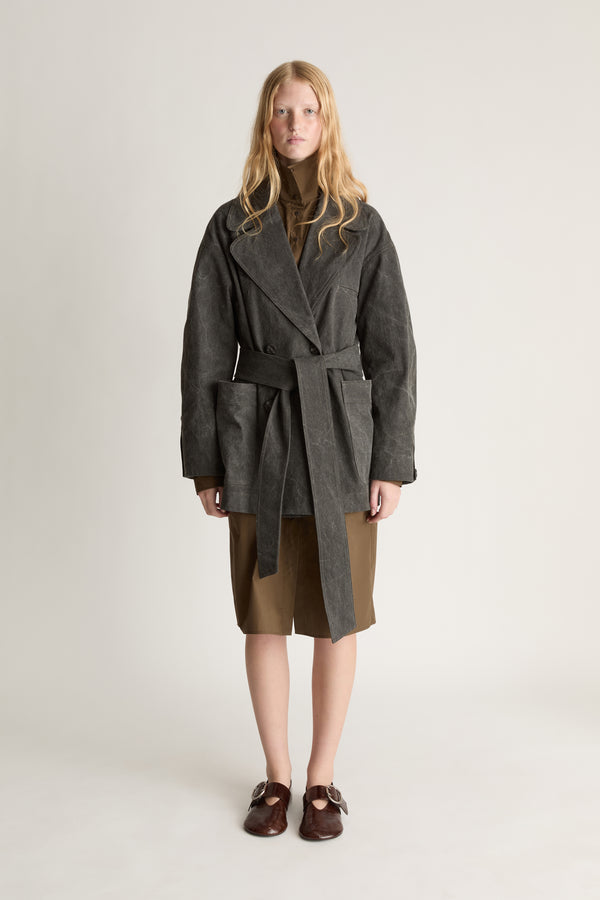 Lenny Canvas Pea Coat