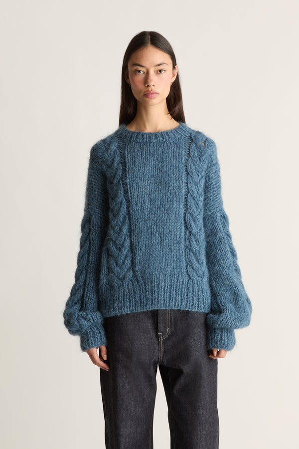 Frisson Hand Knit Crewneck