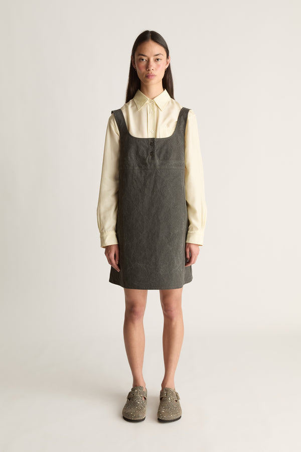 Lenny Canvas Pinafore