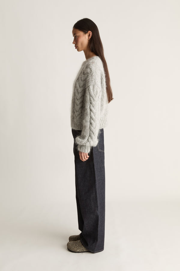Frisson Hand Knit Crewneck