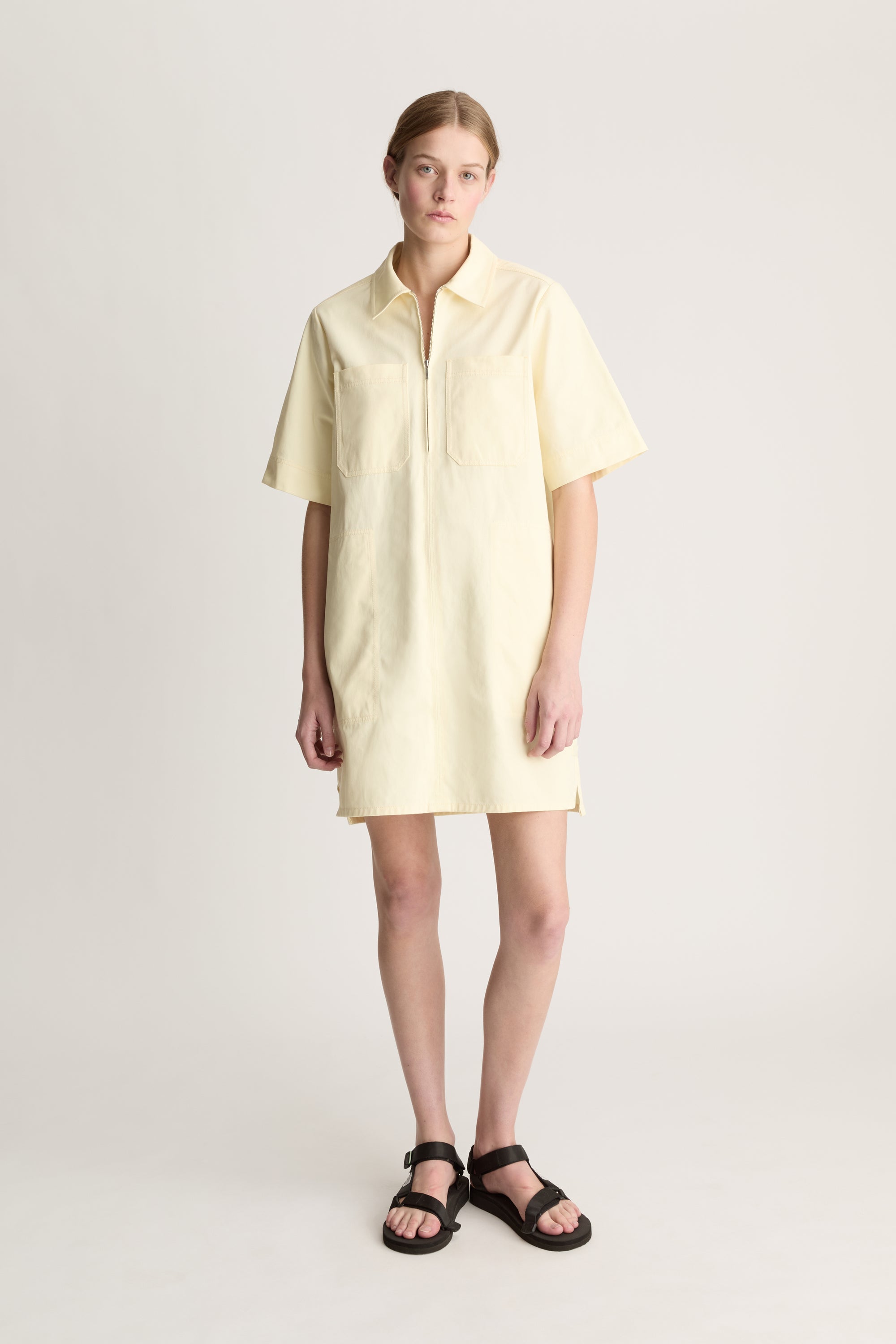 LM Drill Mini Dress