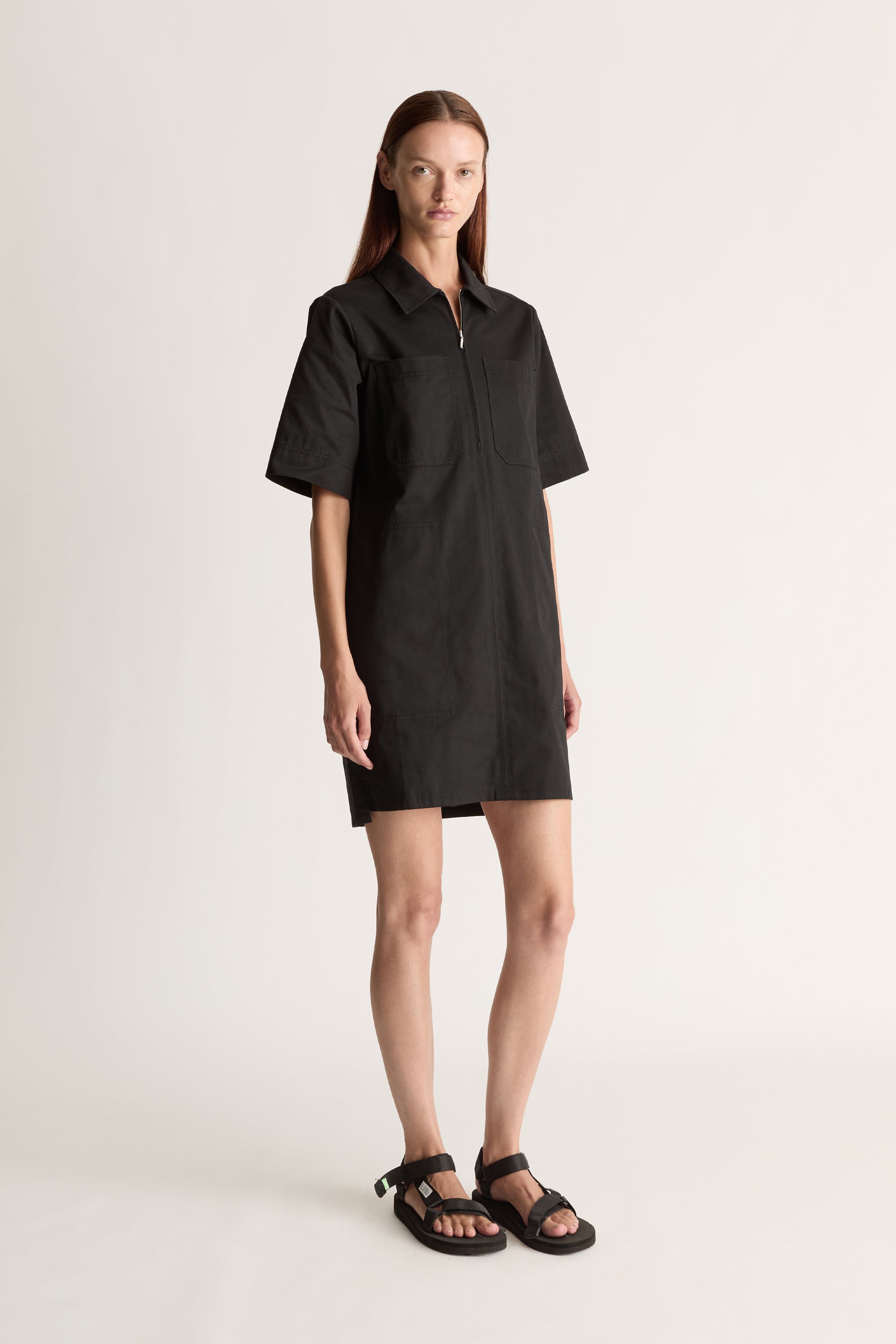 LM Drill Mini Dress