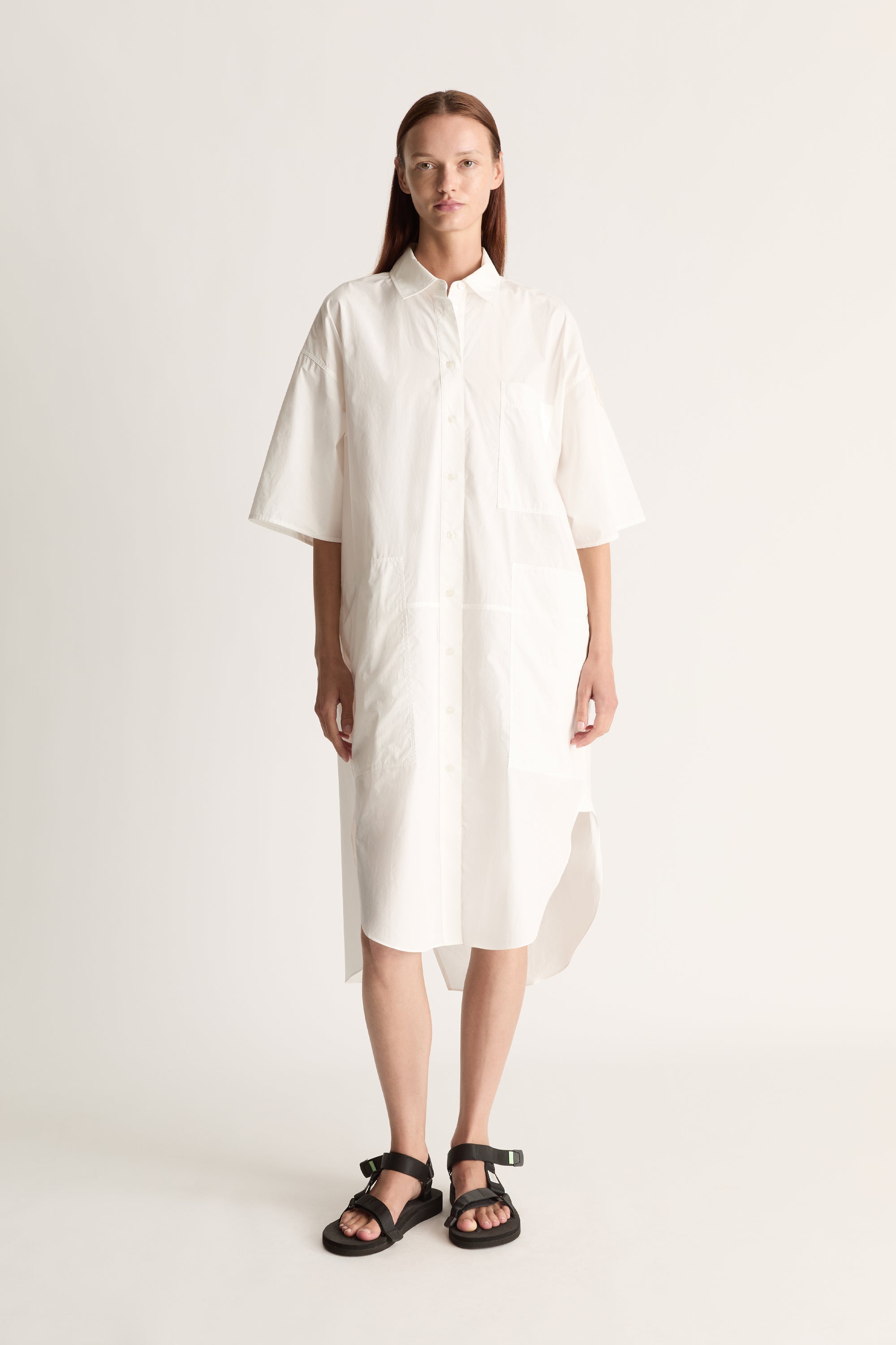 LM Poplin SS Shirt Dress
