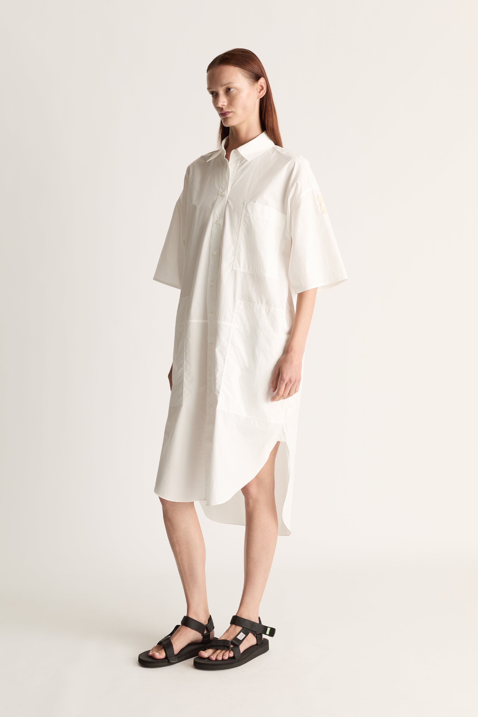 LM Poplin SS Shirt Dress