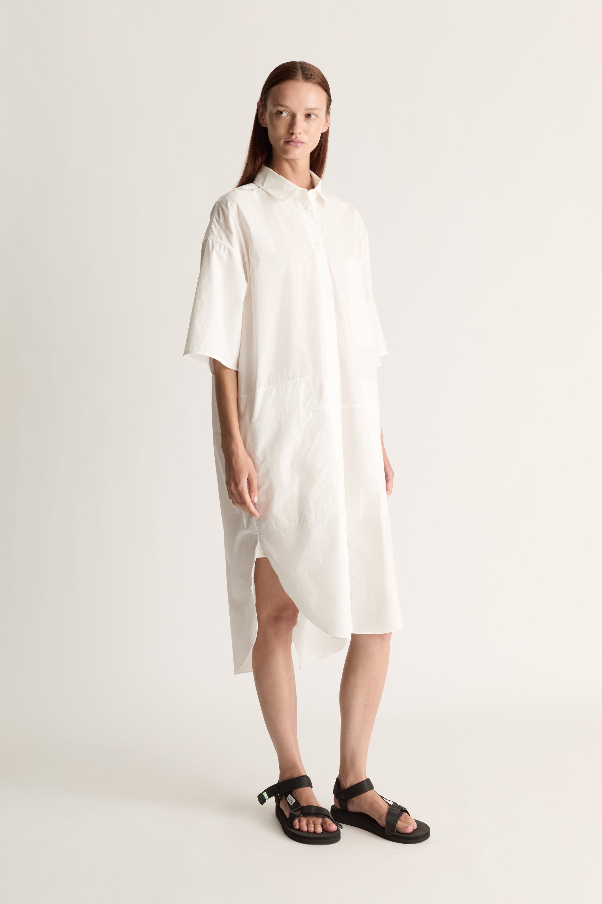 LM Poplin SS Shirt Dress