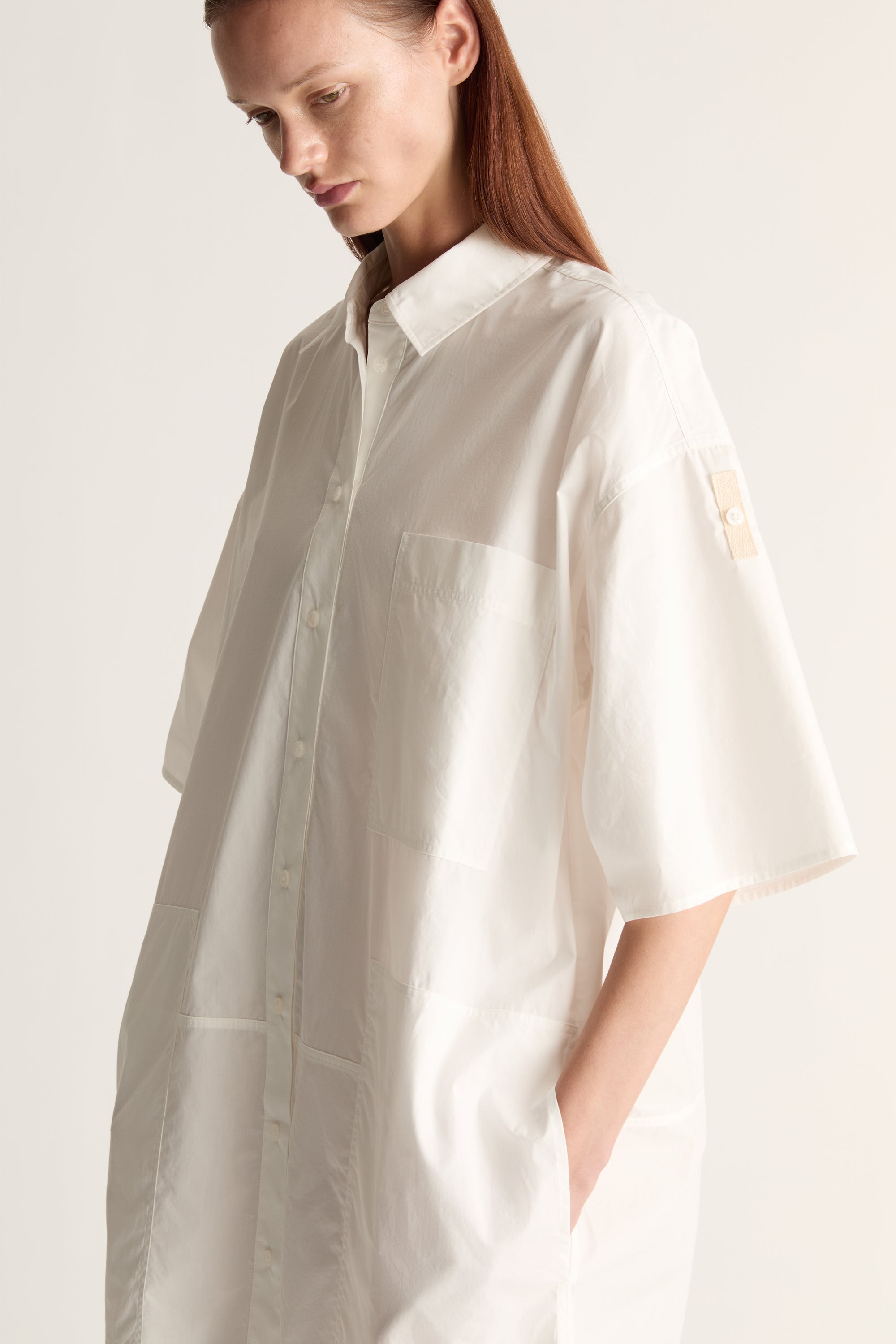 LM Poplin SS Shirt Dress