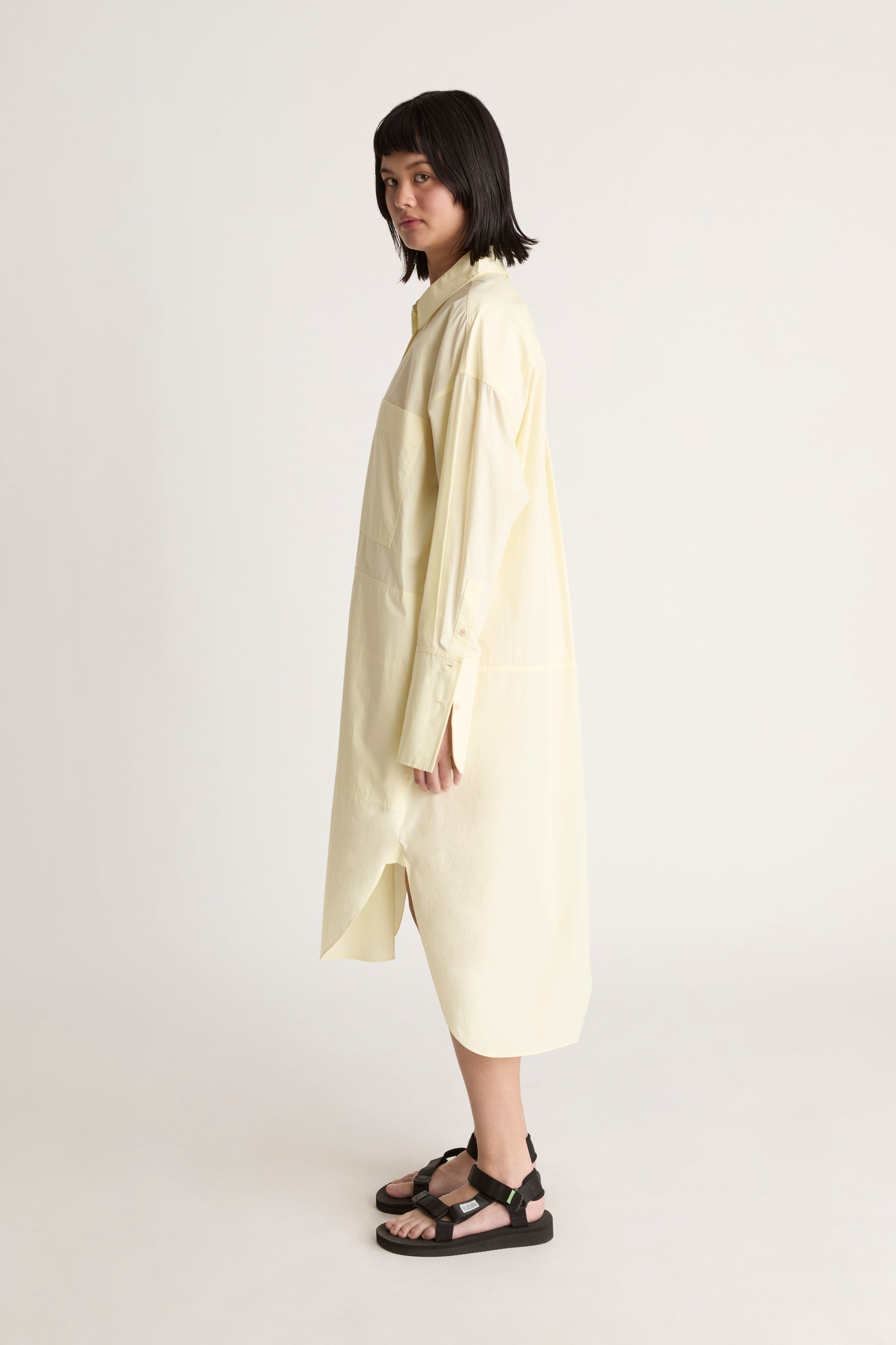 LM Poplin LS Shirt Dress