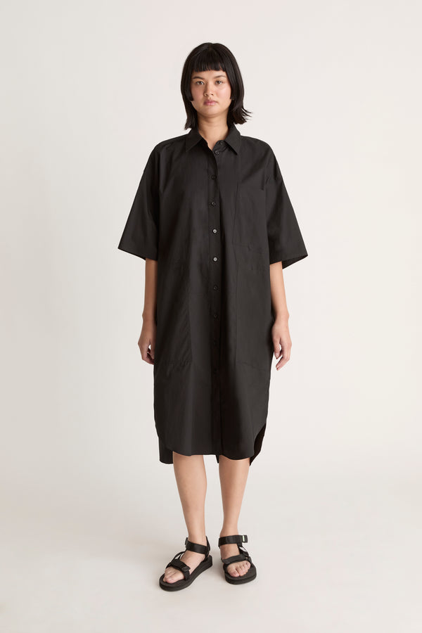 LM Poplin SS Shirt Dress
