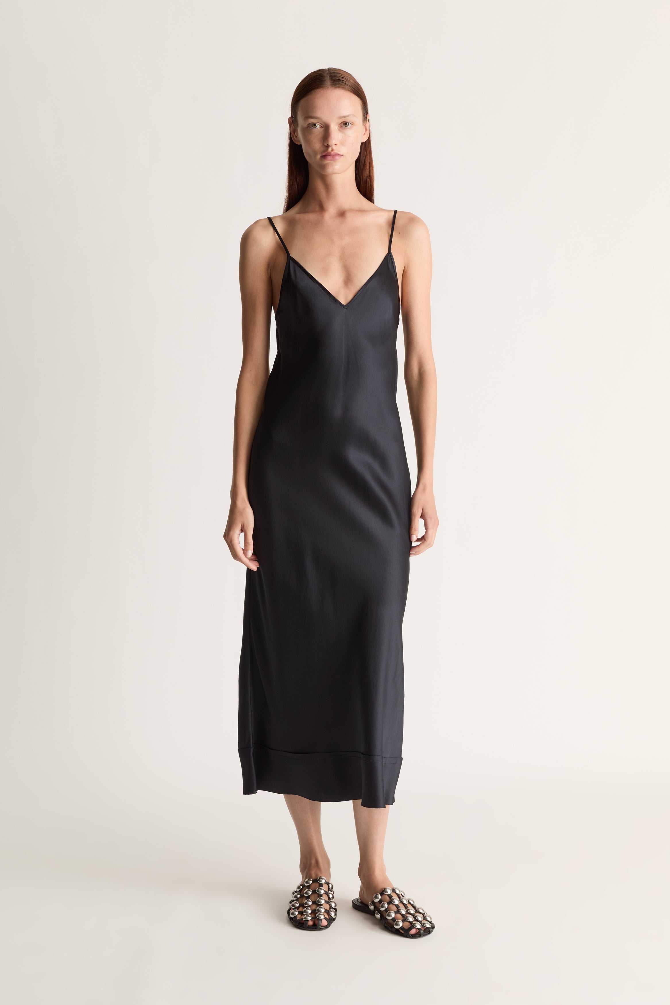 Stella Silk Satin Slip Dress