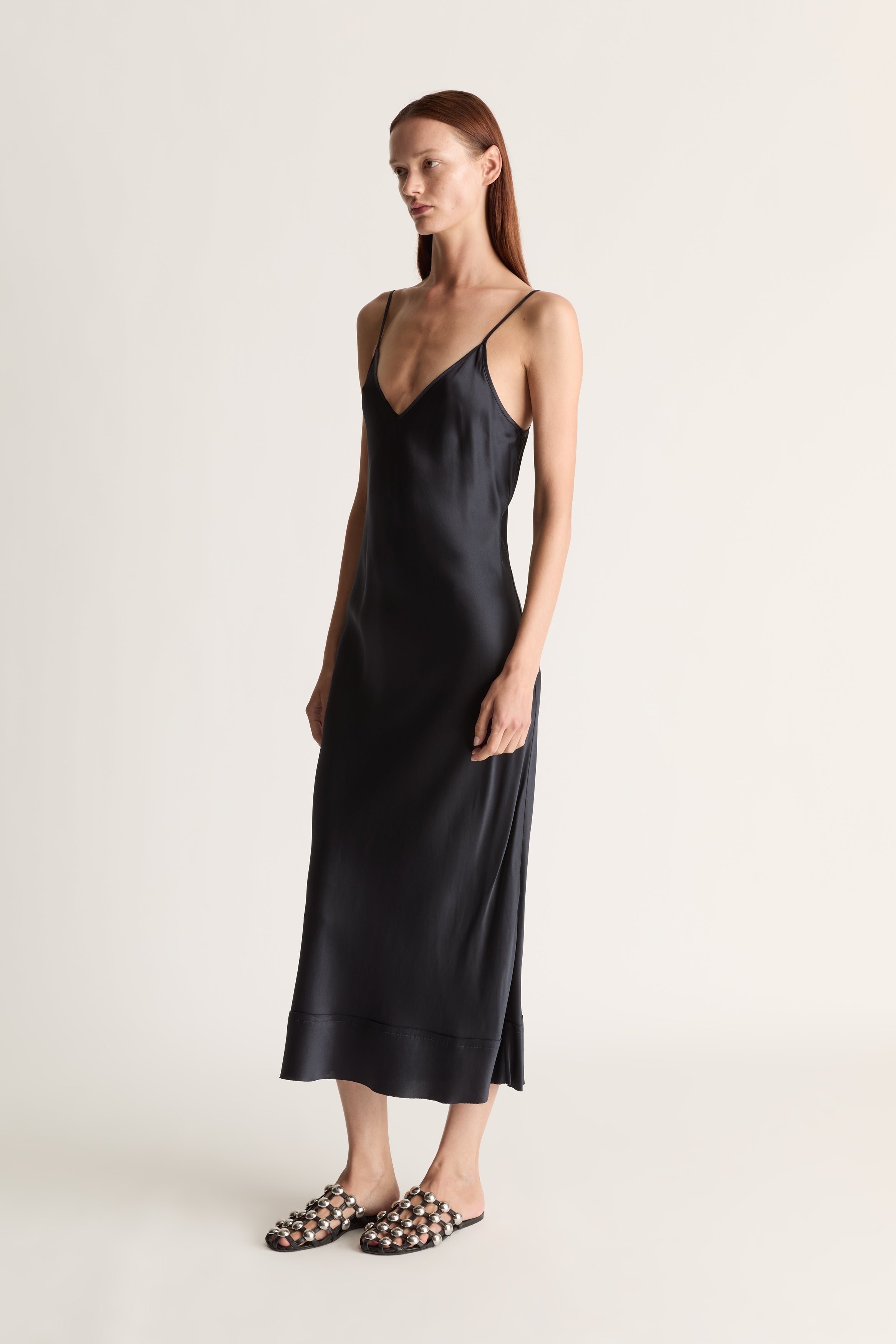 Stella Silk Satin Slip Dress