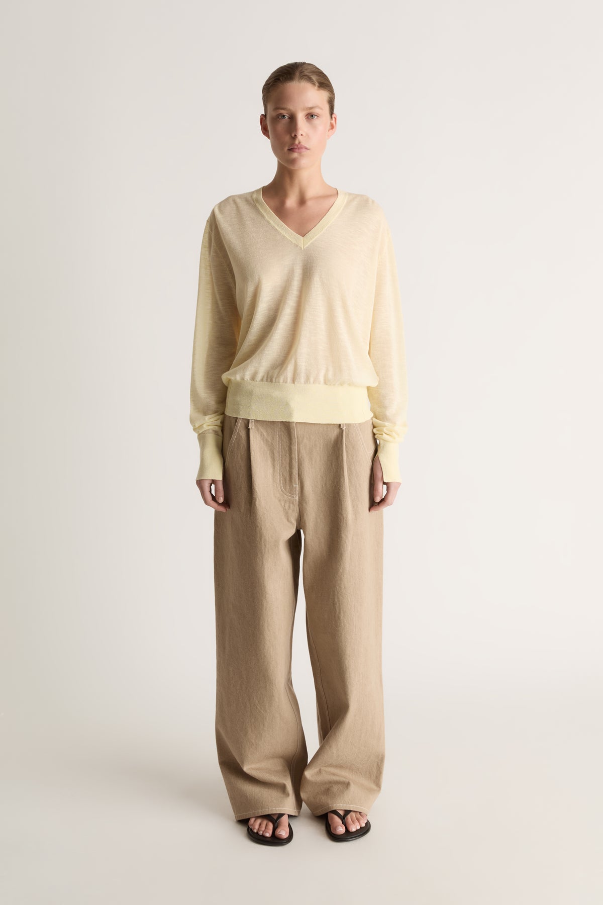 Aino Knit V Neck Sweater