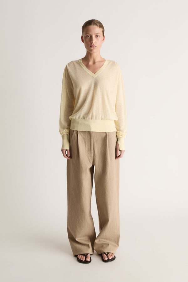 Aino Knit V Neck Sweater