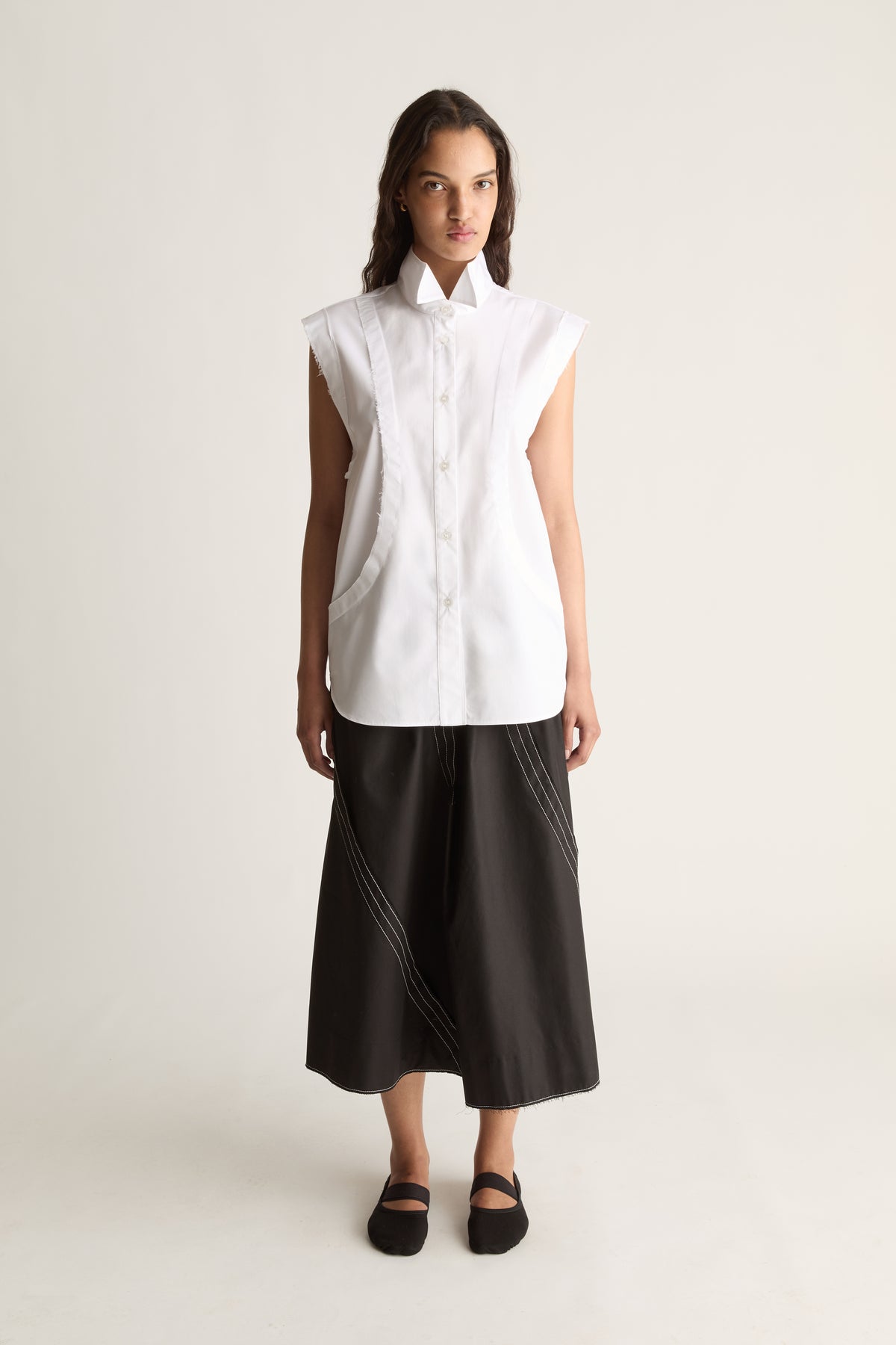 Alto Cotton Sleeveless Shirt