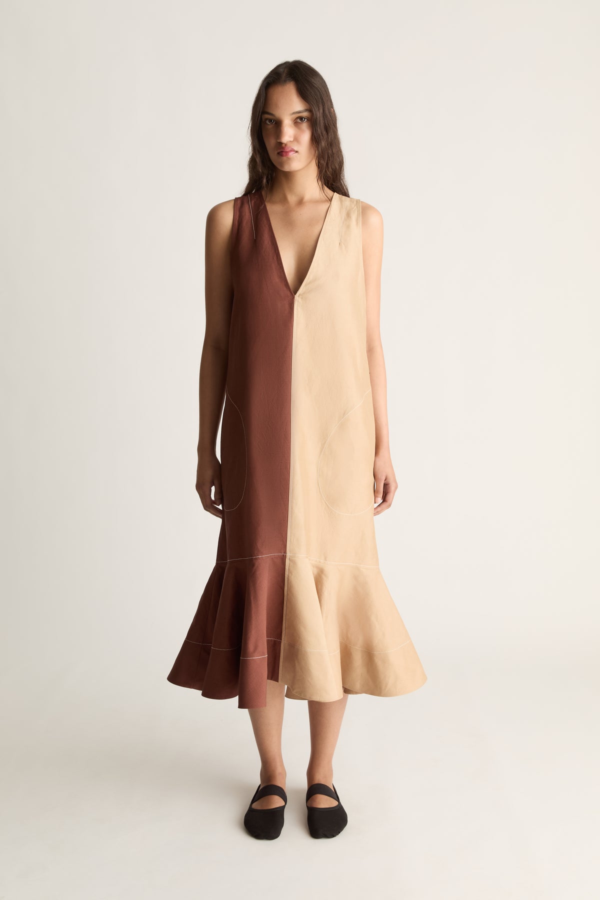 Amanda V Neck Dress