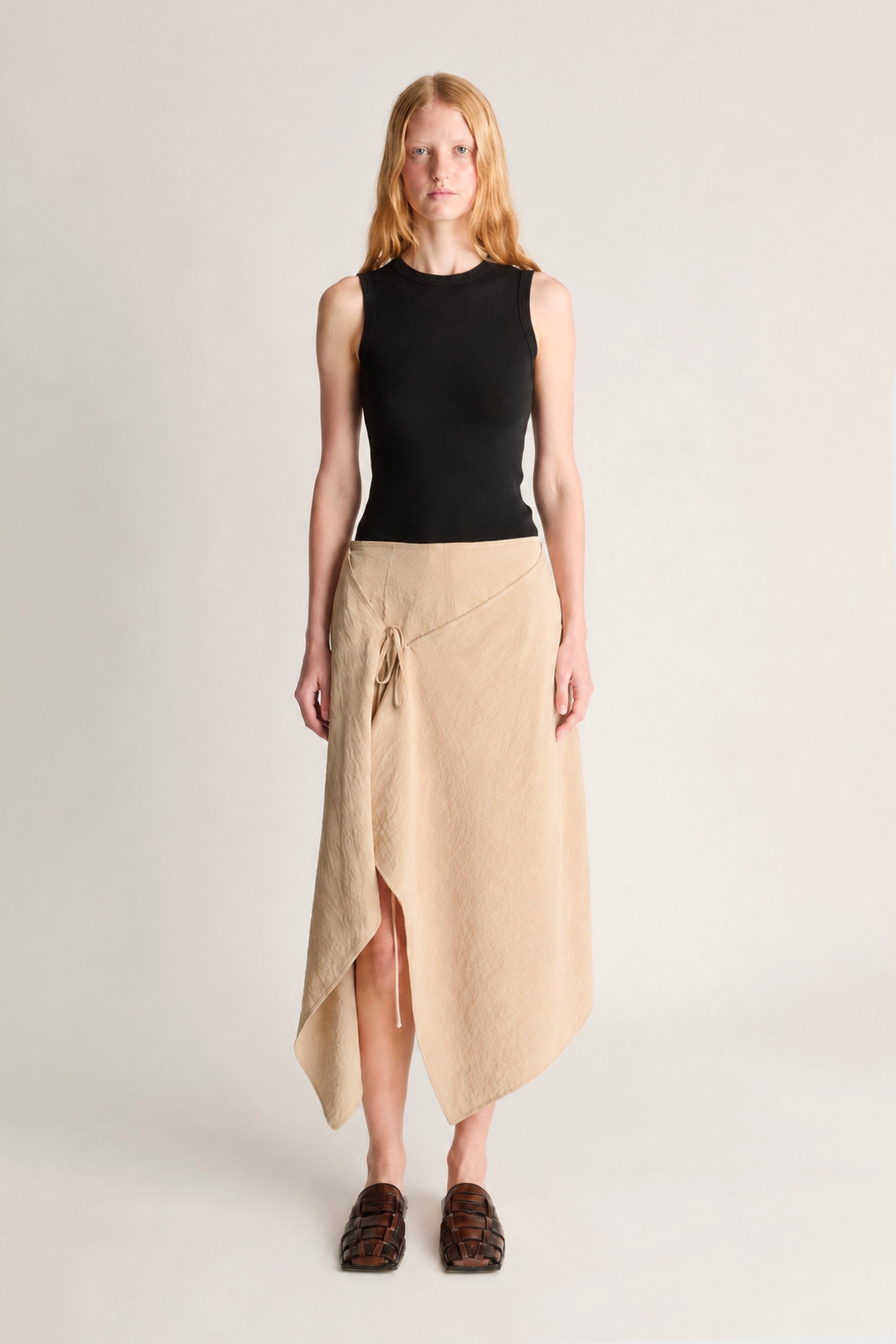 Unity Silk Drape Skirt