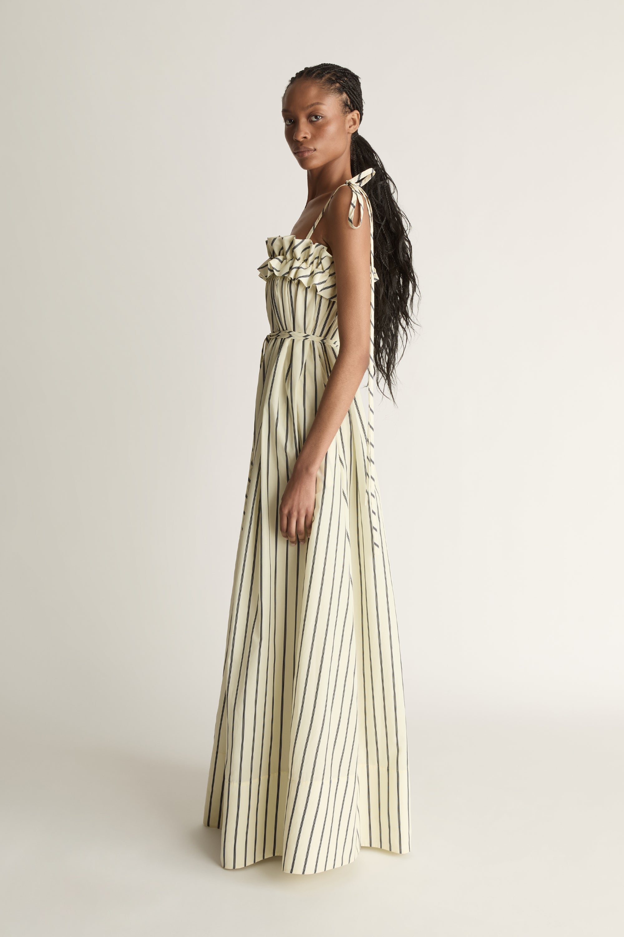 Ava Silk Cotton Dress