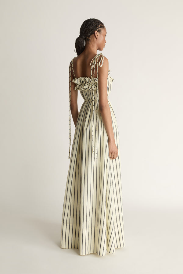 Ava Silk Cotton Dress