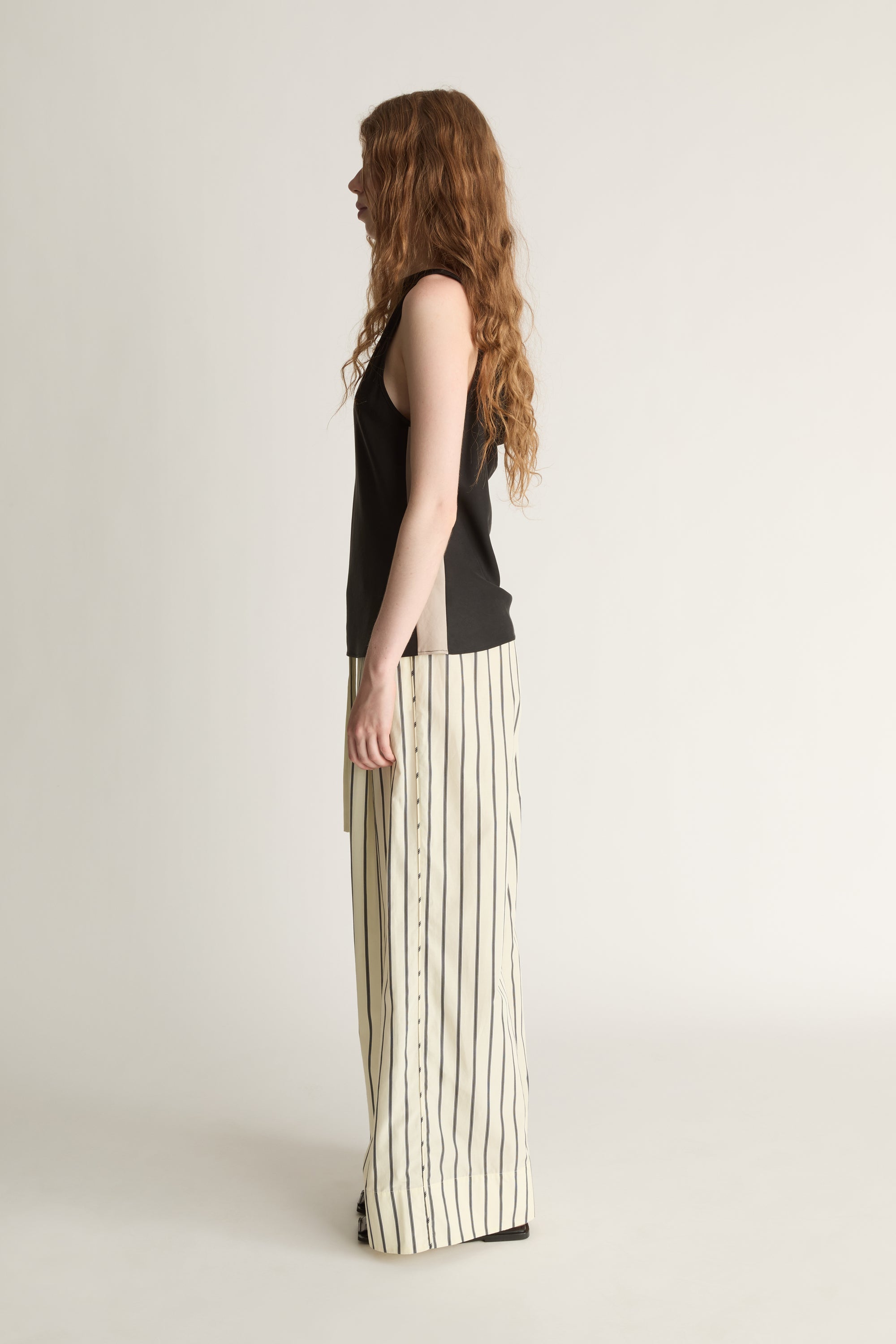 Ava Silk Cotton Pant