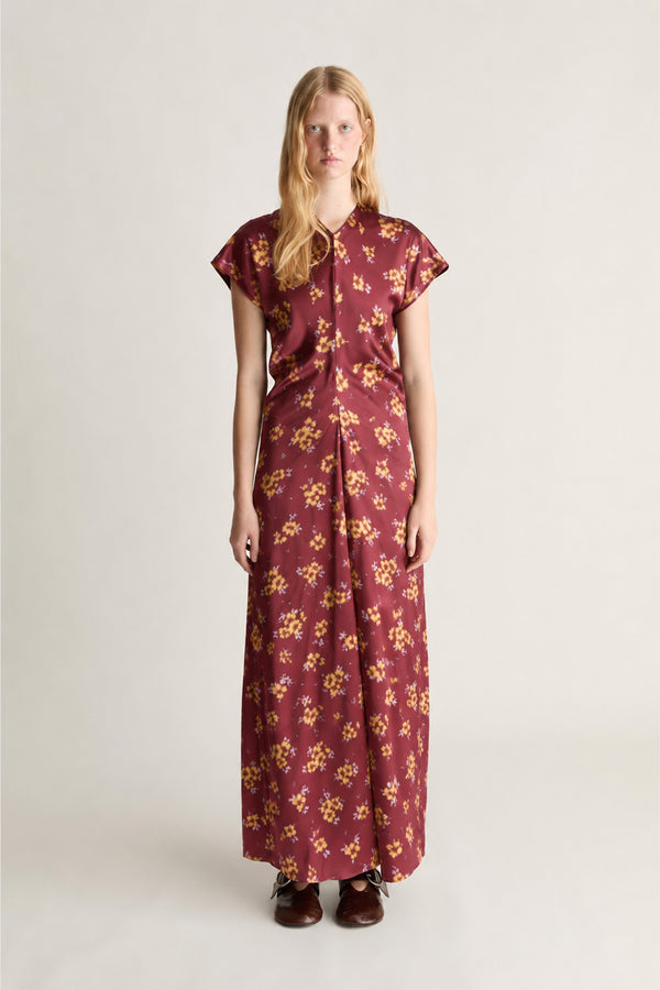Bella Silk Maxi Dress