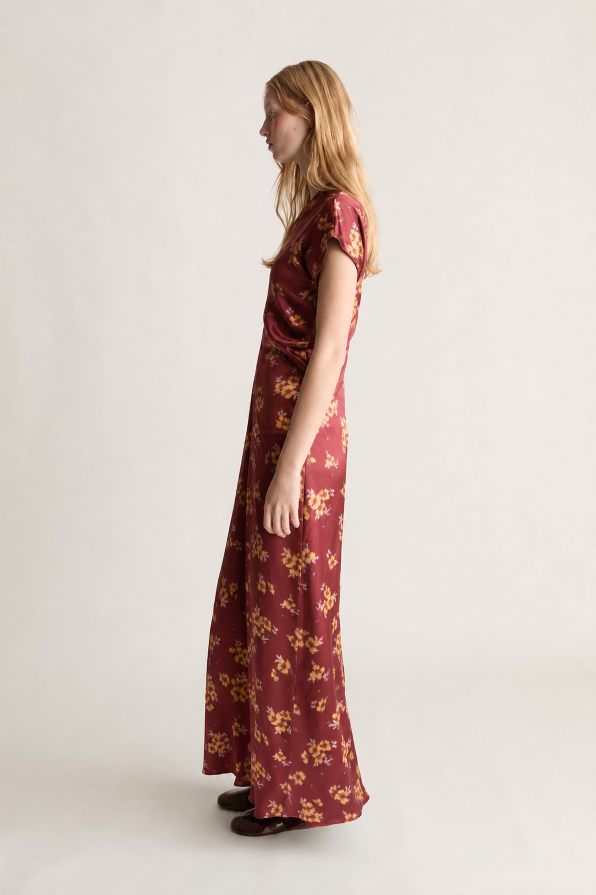 Bella Silk Maxi Dress