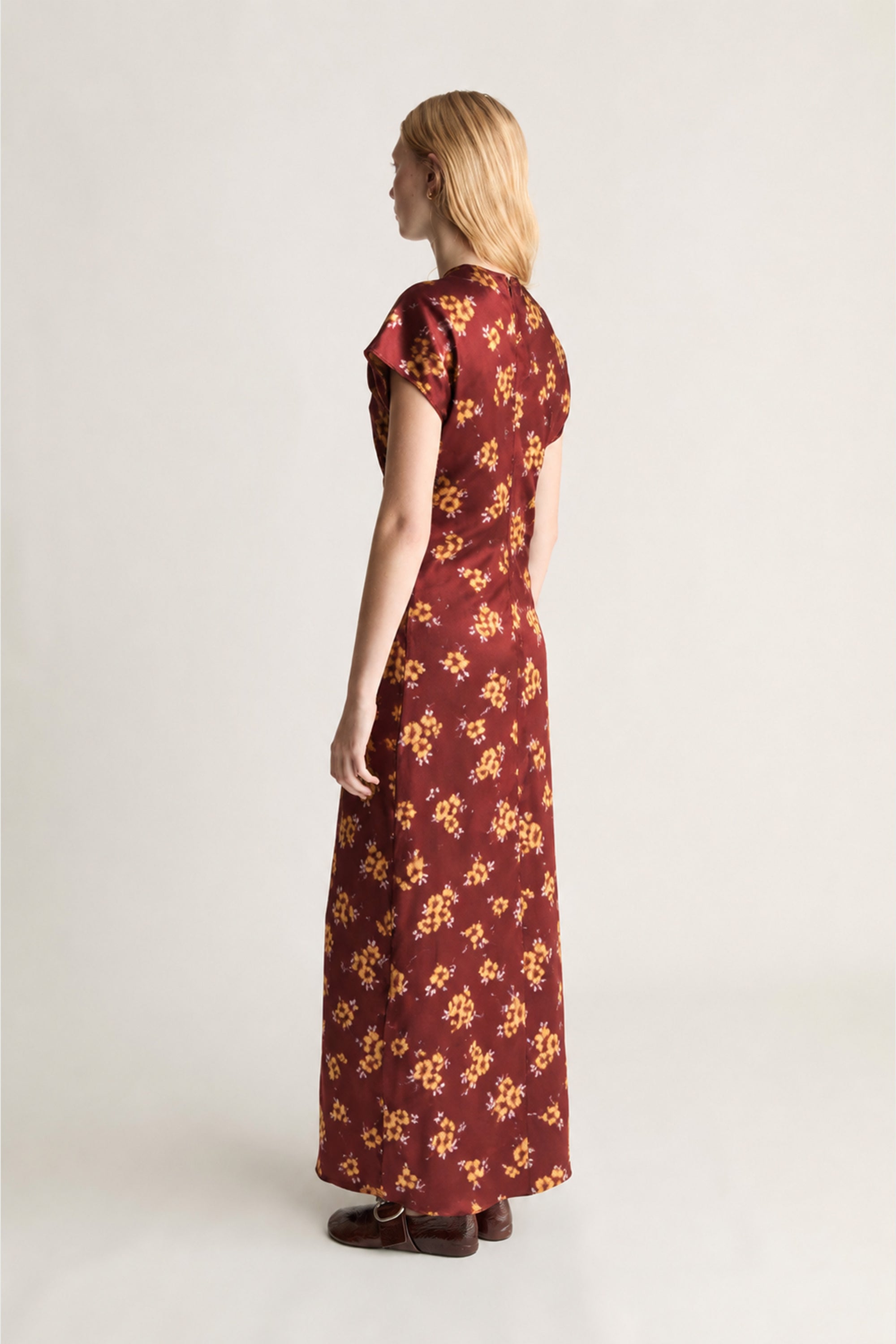 Bella Silk Maxi Dress