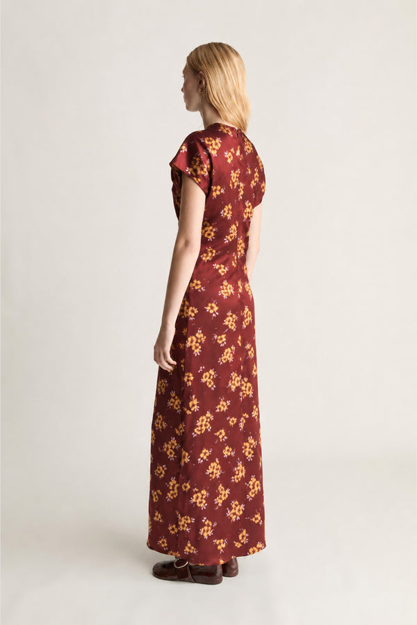 Bella Silk Maxi Dress