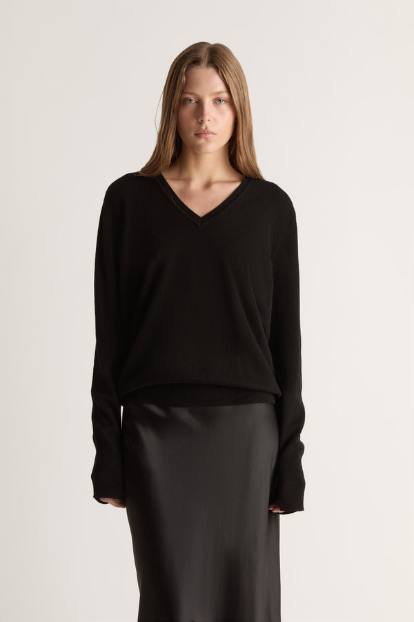Cashmere V Neck Sweater
