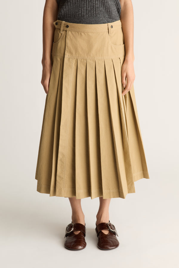 Cecil Cotton Wrap Skirt