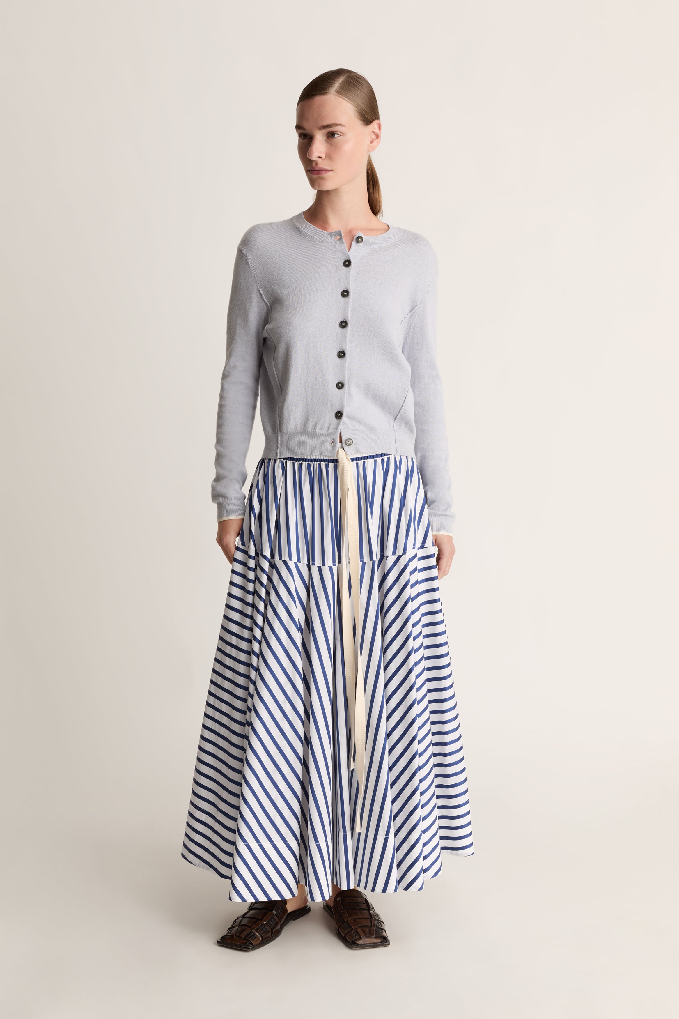 Cotton Cashmere LS Cardigan