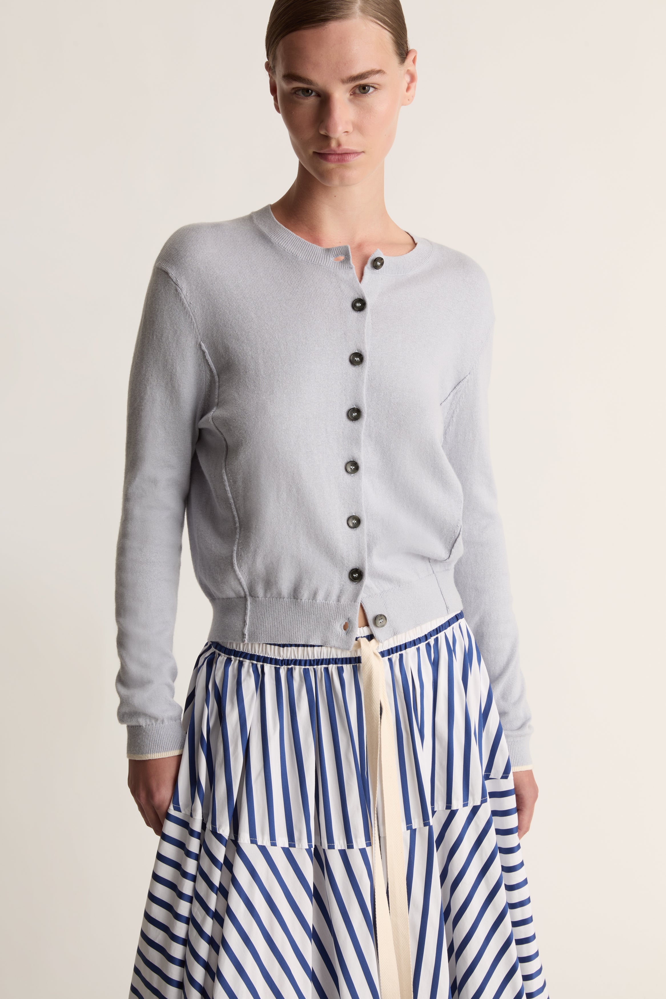 Cotton Cashmere LS Cardigan