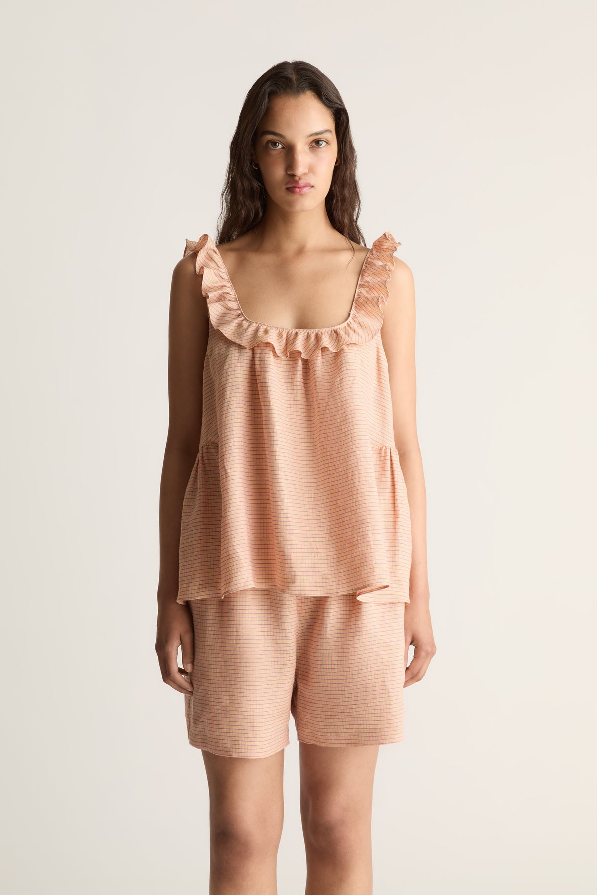 Elissa Check Cami Top