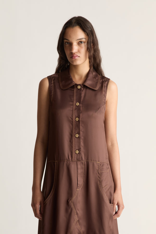 Elliot Sleeveless Shirt Dress