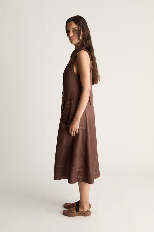 Elliot Sleeveless Shirt Dress