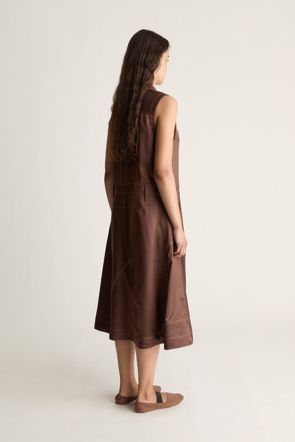 Elliot Sleeveless Shirt Dress