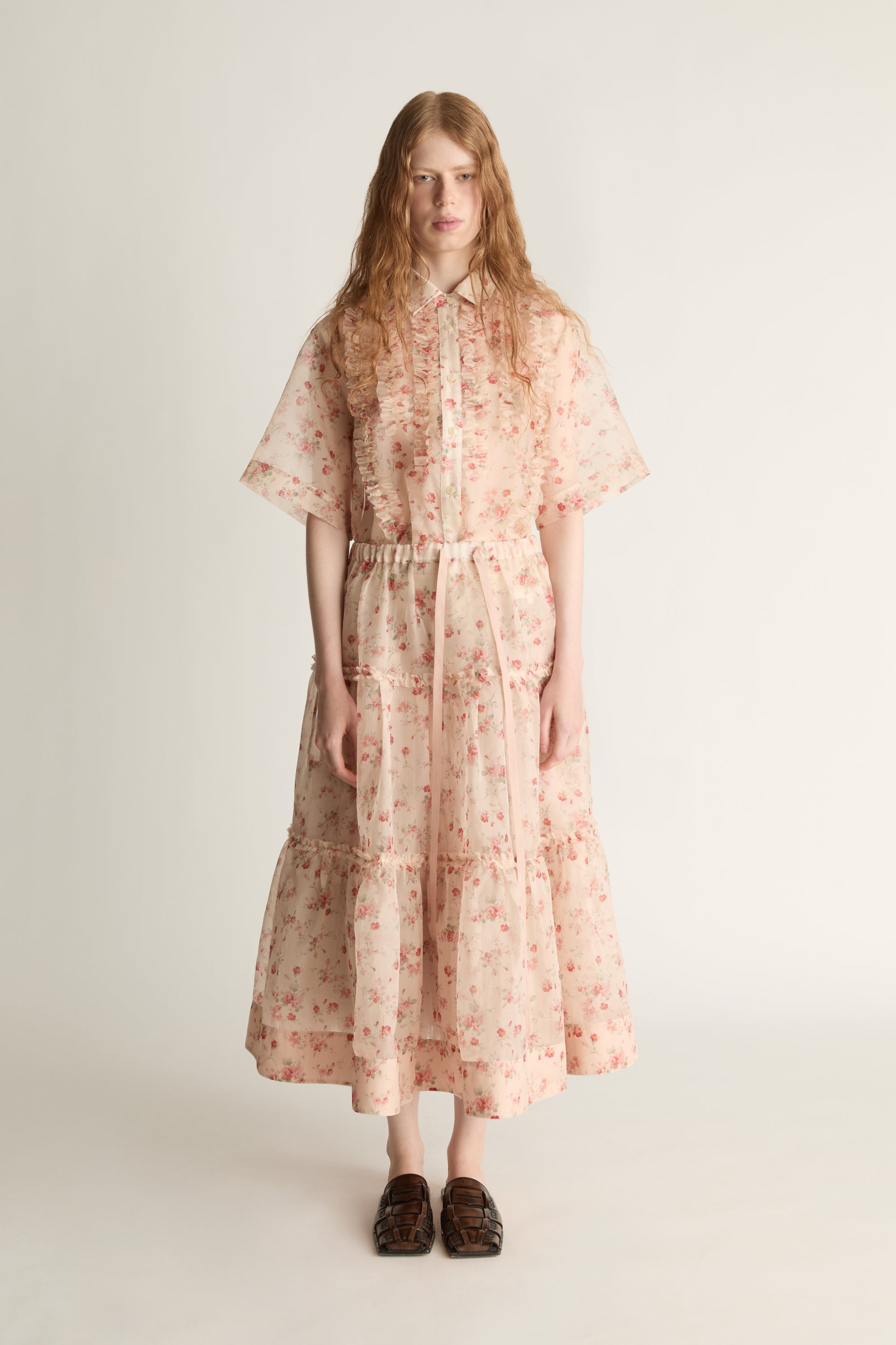 Emily Organza Tiered Skirt