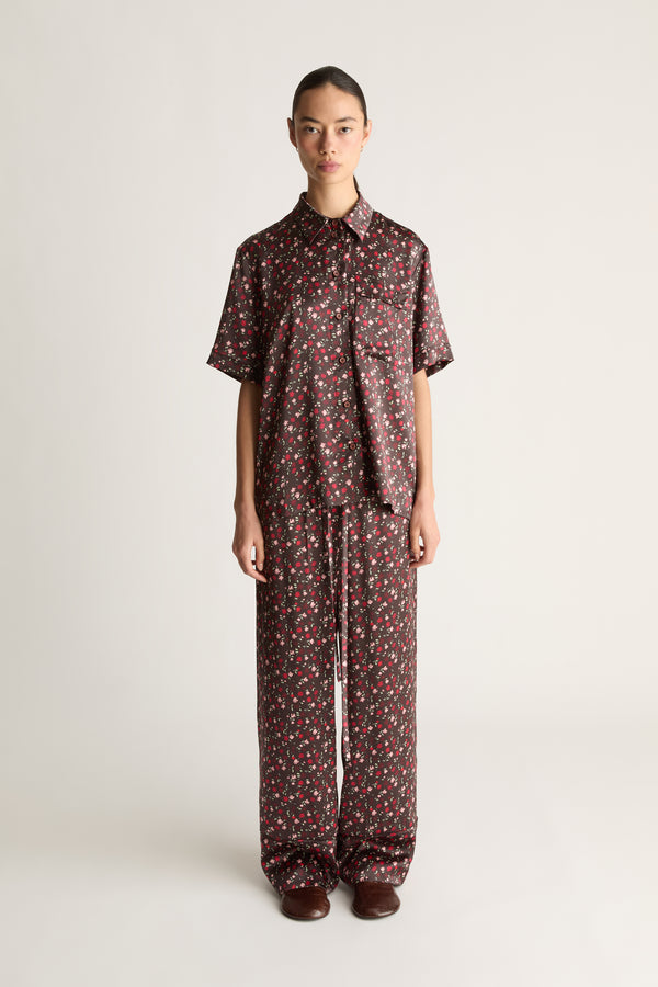 Flora Silk SS Shirt