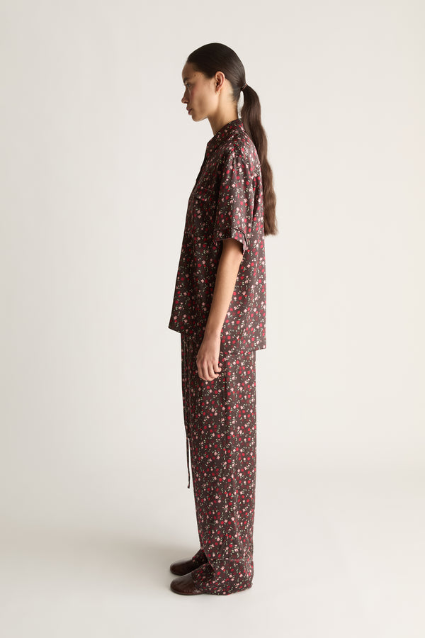Flora Silk SS Shirt