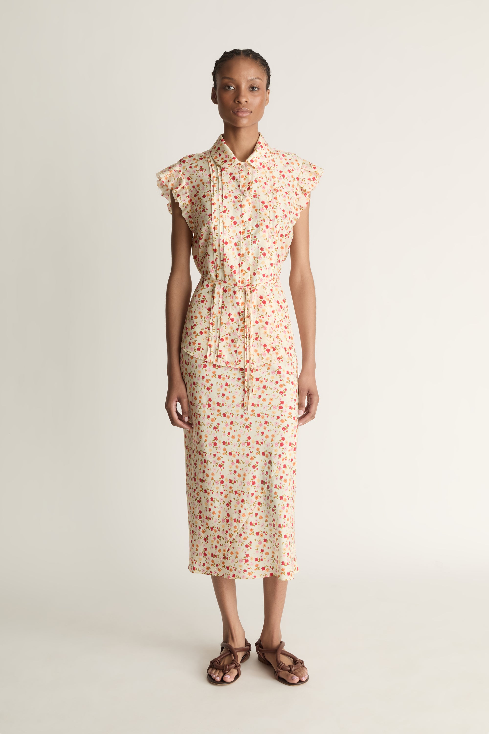 Flora Silk SS Shirt