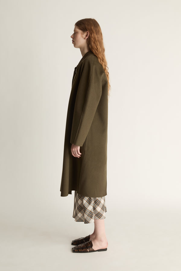 Florentine Drop Collar Cashmere Coat
