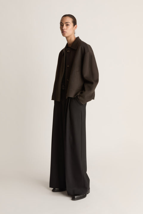 Florentine Cashmere Jacket in Grey Marle